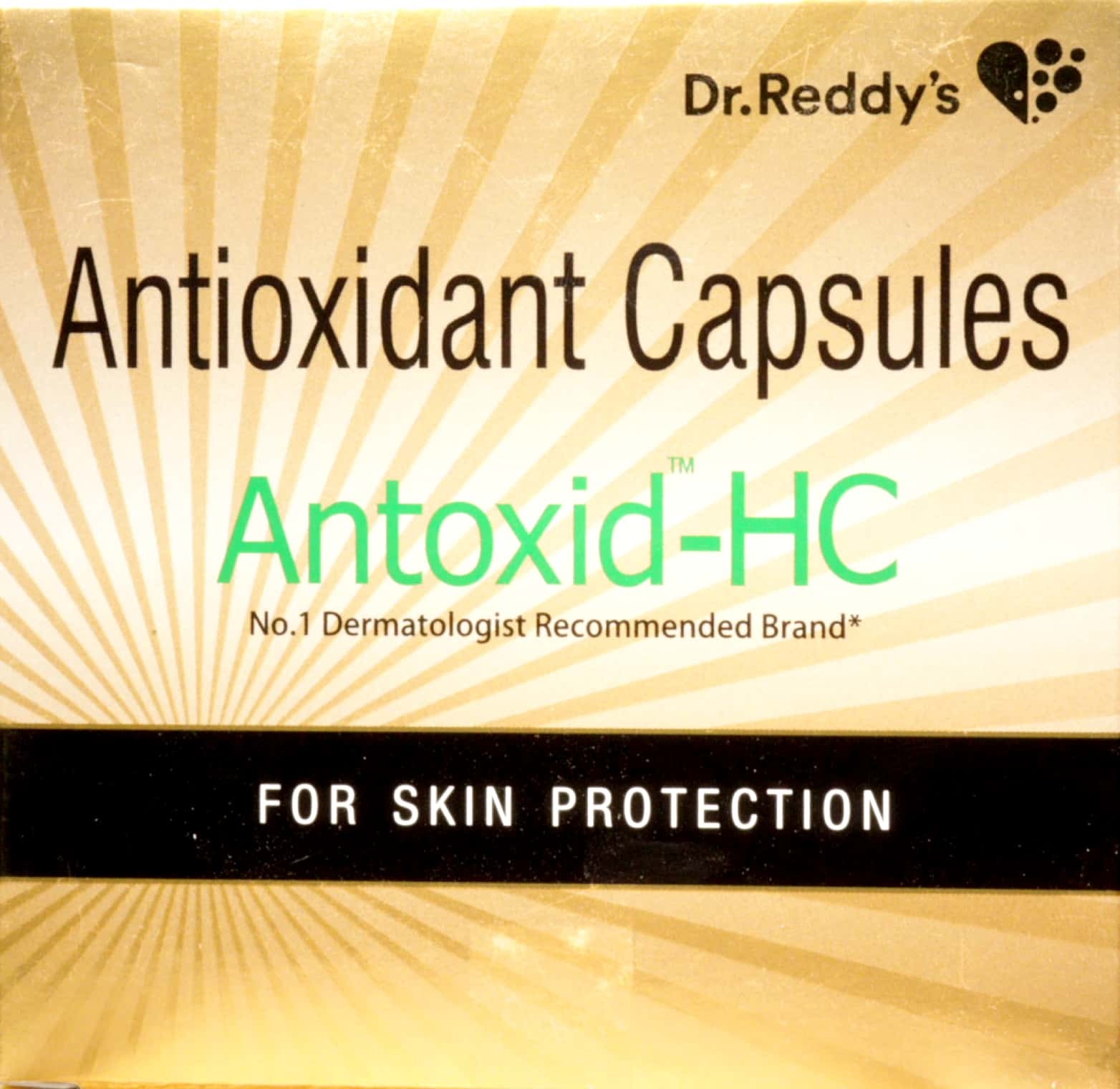 Antioxidant Capsules  TM Antoxid-HC for skin protection 